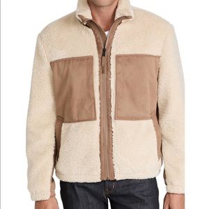 Vince Sherpa Zip Jacket - NEW - XL